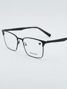 Salvatore Ferragamo SF2226 002 Eyeglasses Black 53mm Rectangle Frame